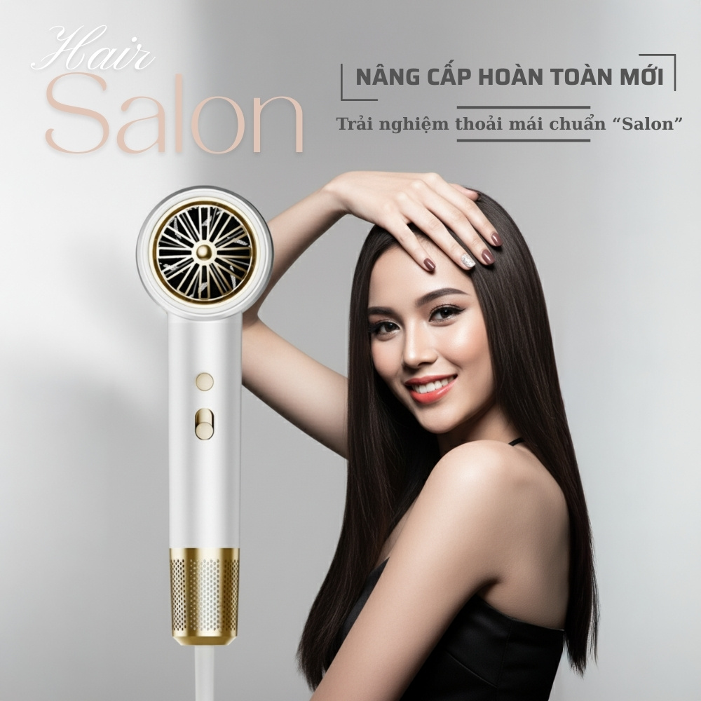 Máy sấy tóc TEKYOMI STL-8558 công suất 2000W – Công nghệ BlueLight, bảo vệ tóc chuẩn salon - Ảnh 3
