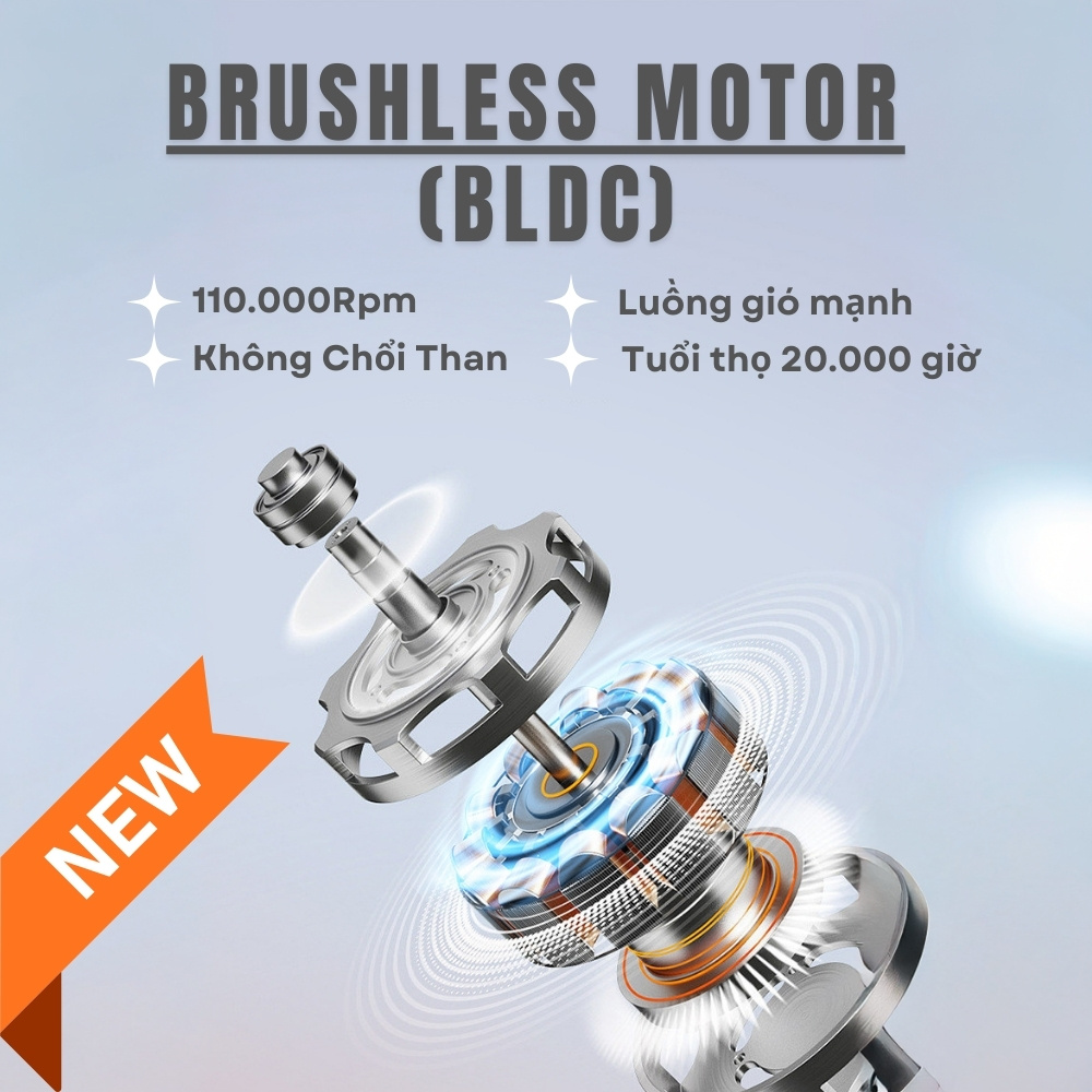 Máy sấy tóc TEKYOMI STL-8558 công suất 2000W – Công nghệ BlueLight, bảo vệ tóc chuẩn salon - Ảnh 4