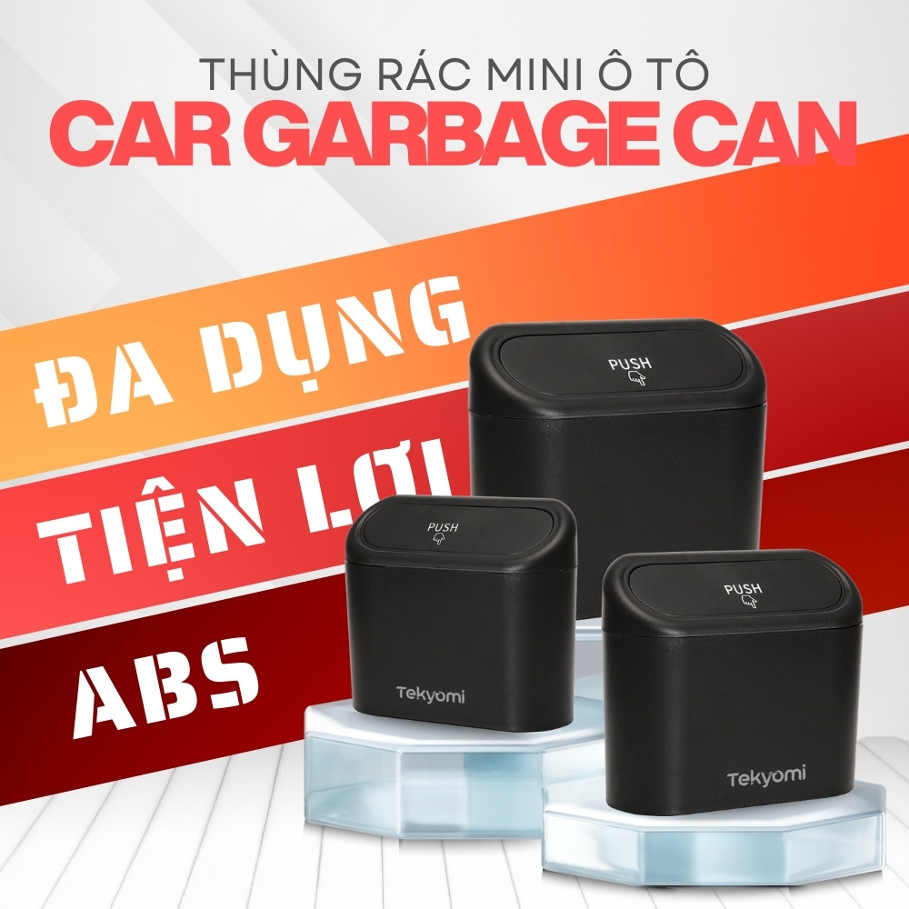 Thùng rác ô tô mini TEKYOMI – Nhỏ gọn, sang trọng, dễ lắp đặt, giữ xe luôn sạch sẽ