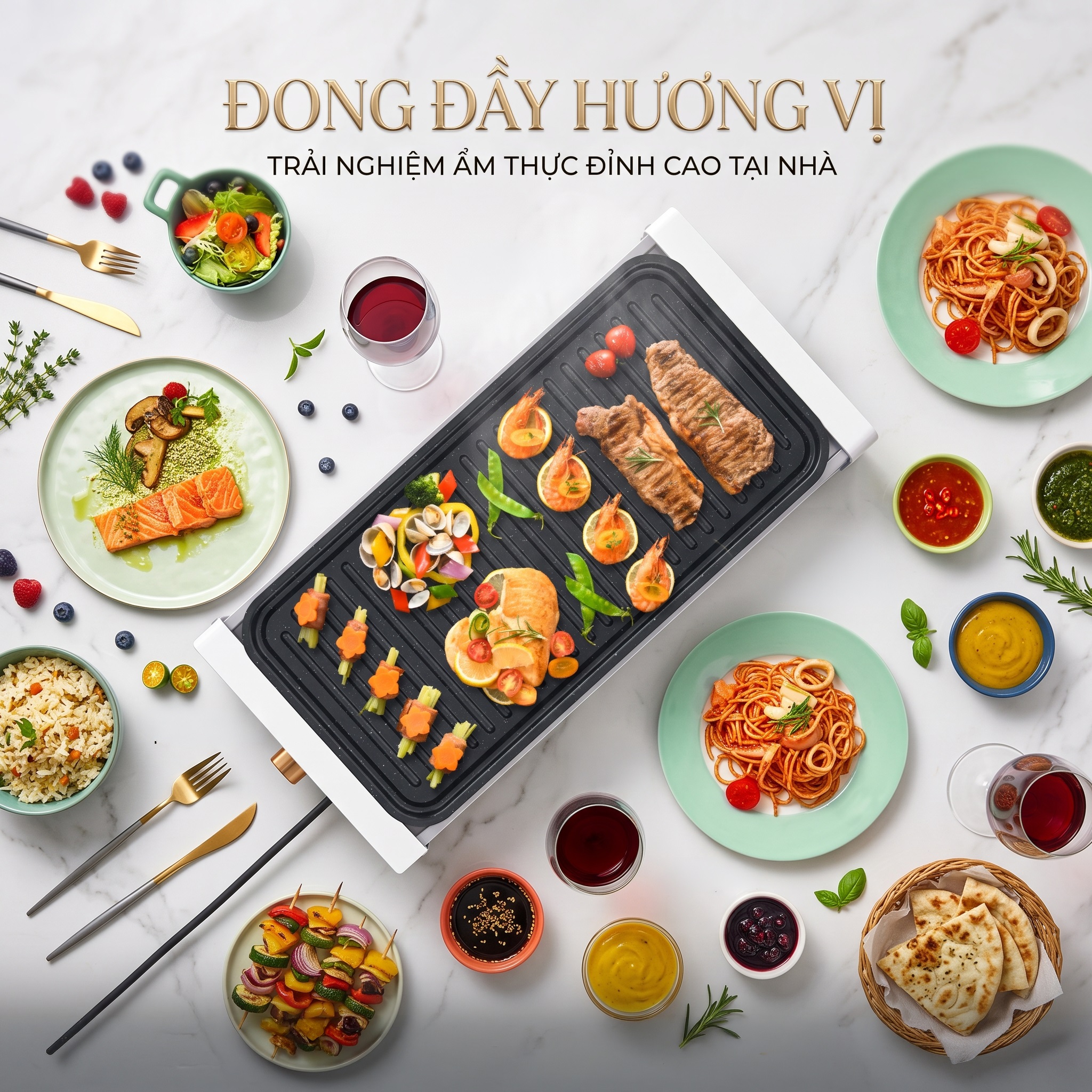 Bếp Nướng Điện Không Khói TEKYOMI DKS-307A1: 1700W, Cao Cấp, Đỉnh Cao BBQ Cho Mọi Gia Đình - Ảnh 6